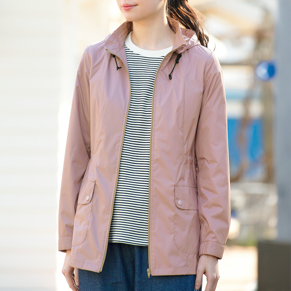 ワッフルボーダープルオーバー