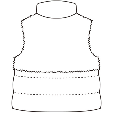 エコファー使いダウンベスト