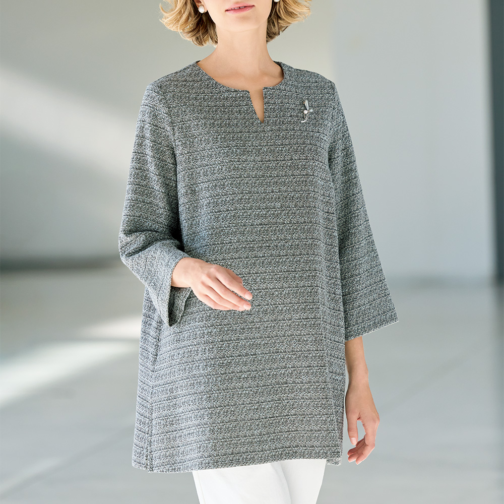 ファンシーツイードチュニック