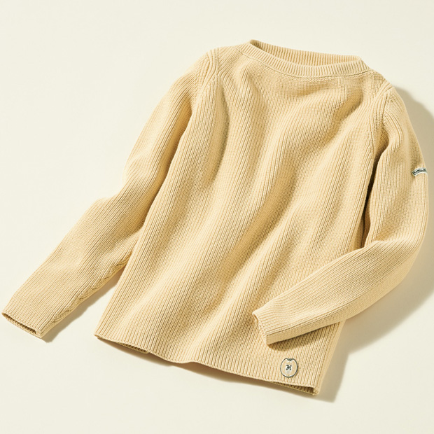 畦編みプルオーバー／当社限定モデル