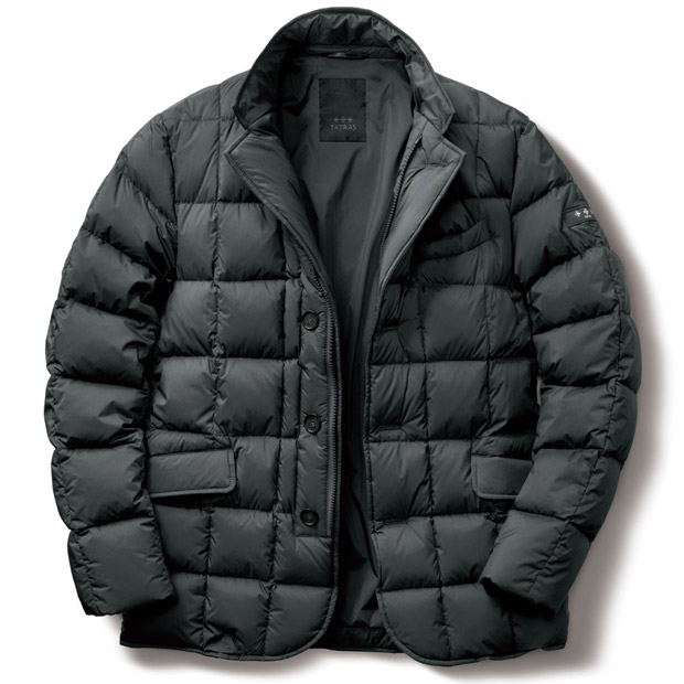 撥水キルティングダウンジャケット