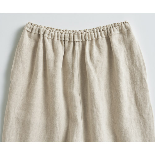 先染めリネンイージーパンツ