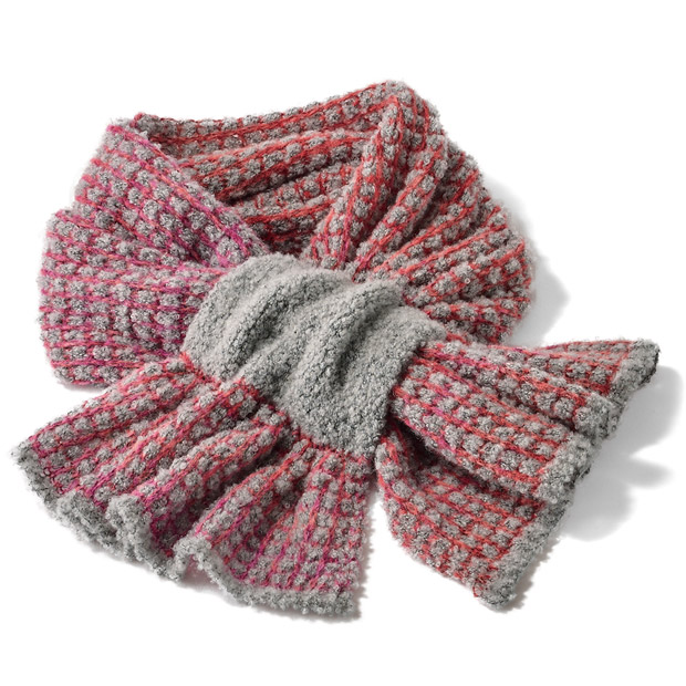 ウール混･差し込みマフラー