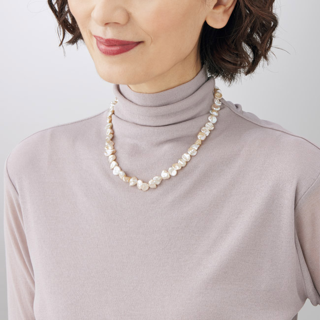 淡水バロックパールネックレス