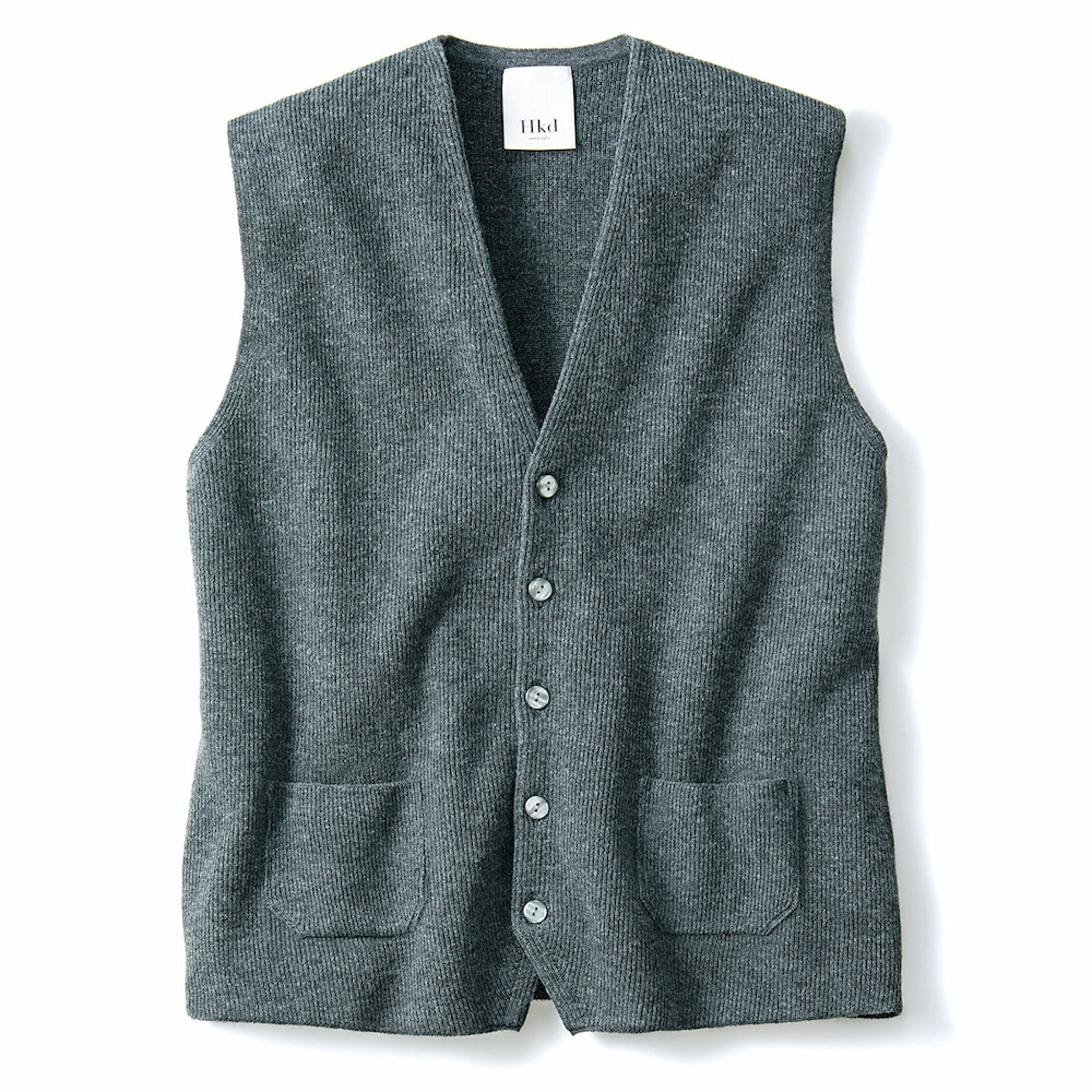 光電子ウール混の暖かベスト