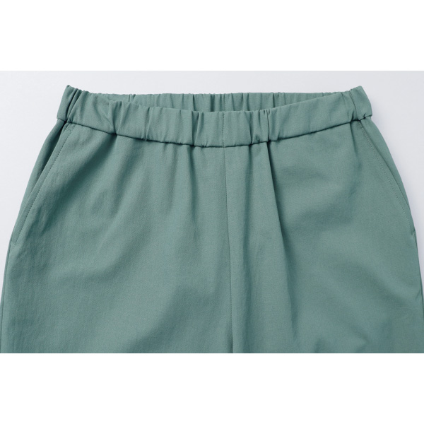 綿麻混ストレッチパンツ