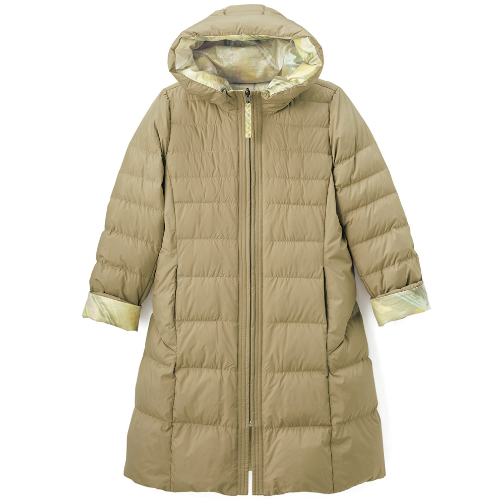 ハコフデ染め･リバーシブルダウンコート