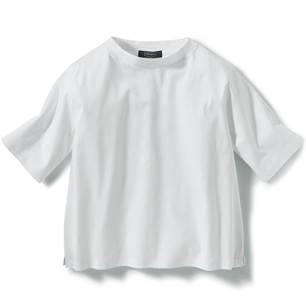 ハイネックコットンTシャツ／当社限定モデル