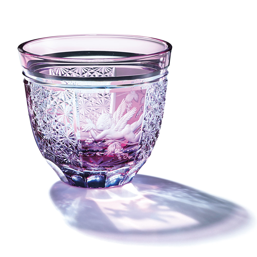 凛然切子×花岡グラヴィ―ル・酒杯