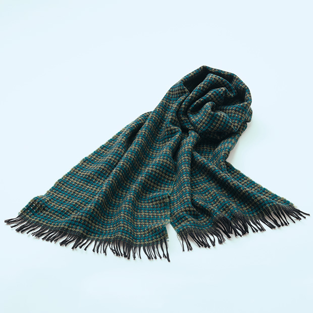 ウールジャカードストール