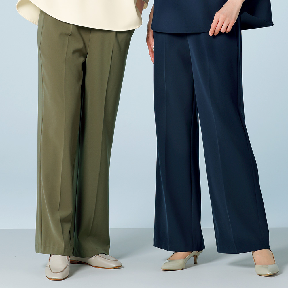 とろみセンタープレスパンツ