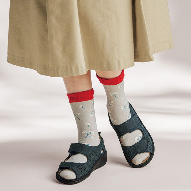 コットン混ソックス／4種セット