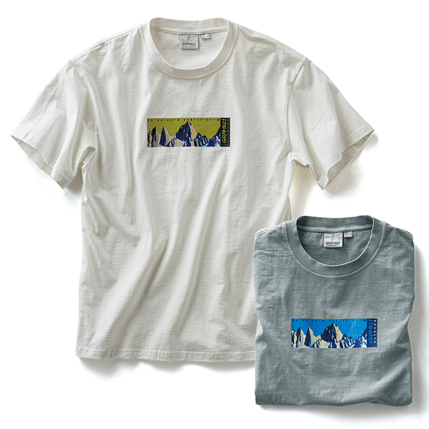グラフィックTシャツ2色セット／マウントホイットニー