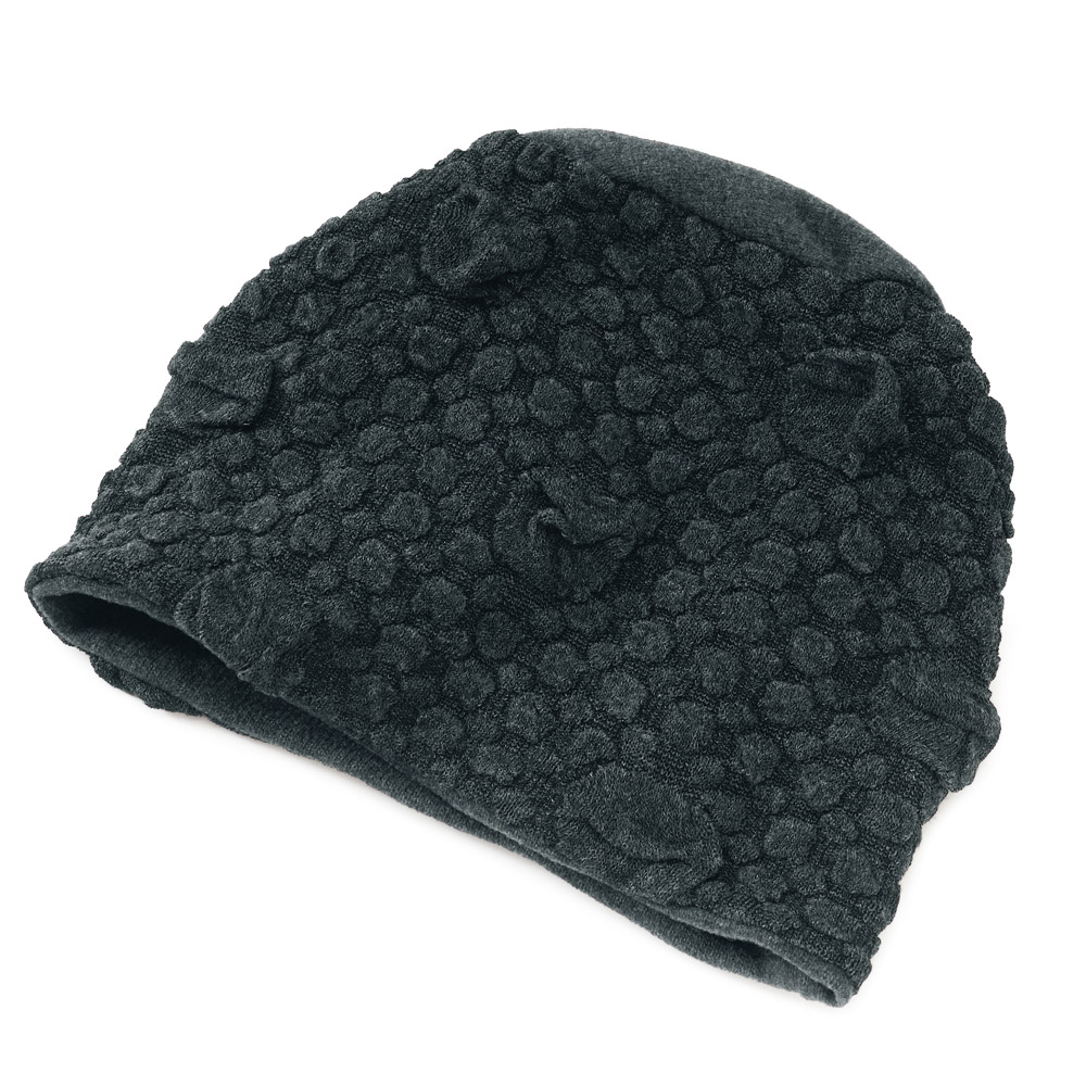 ポコポコデザインニット帽