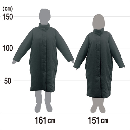 ナチュラルモードなロングダウンコート