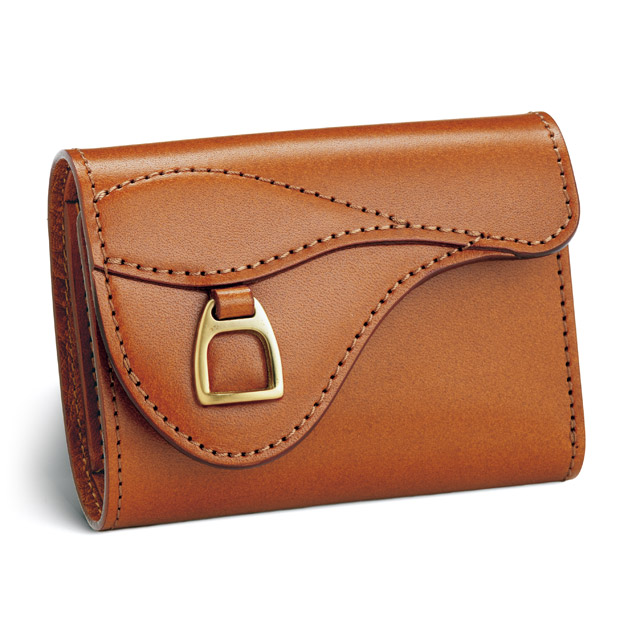 鞍モチーフのハンディウォレット