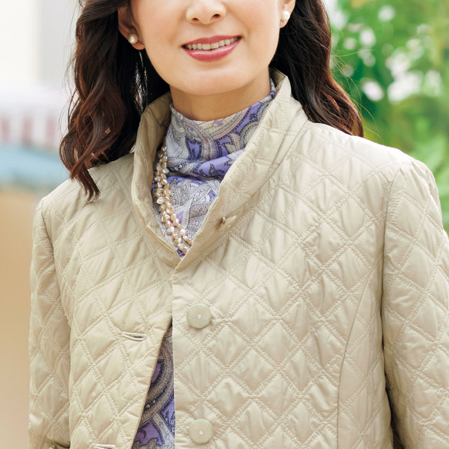 淡水バロックパールロングネックレス