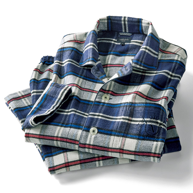 コットンフランネル･チェックパジャマ