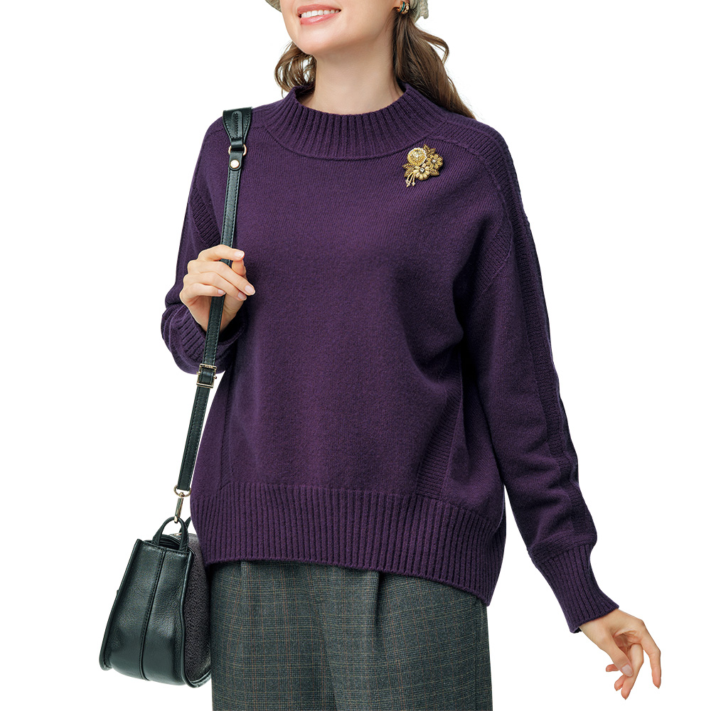 ウールカシミヤプルオーバー