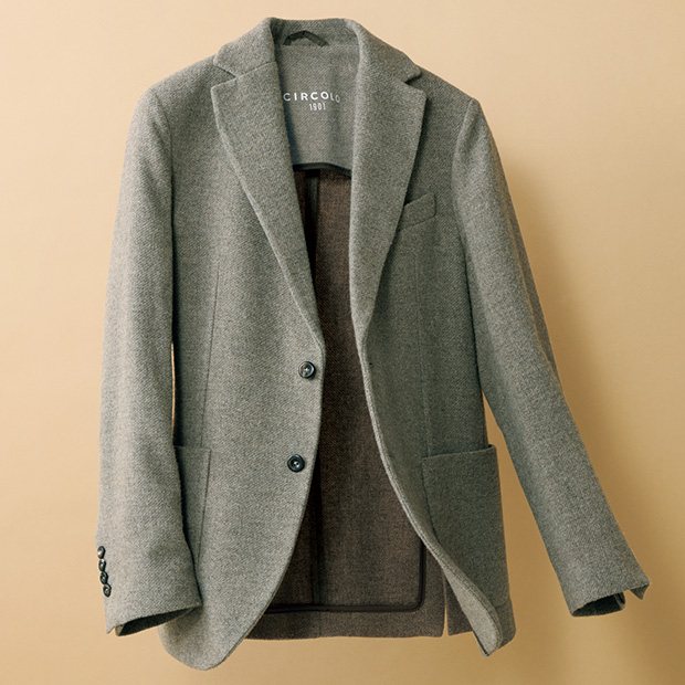 ウールカシミヤ･ライトウェイトジャケット