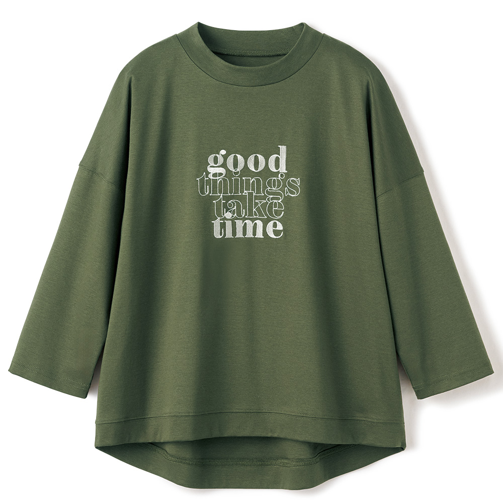 刺しゅうプルオーバー