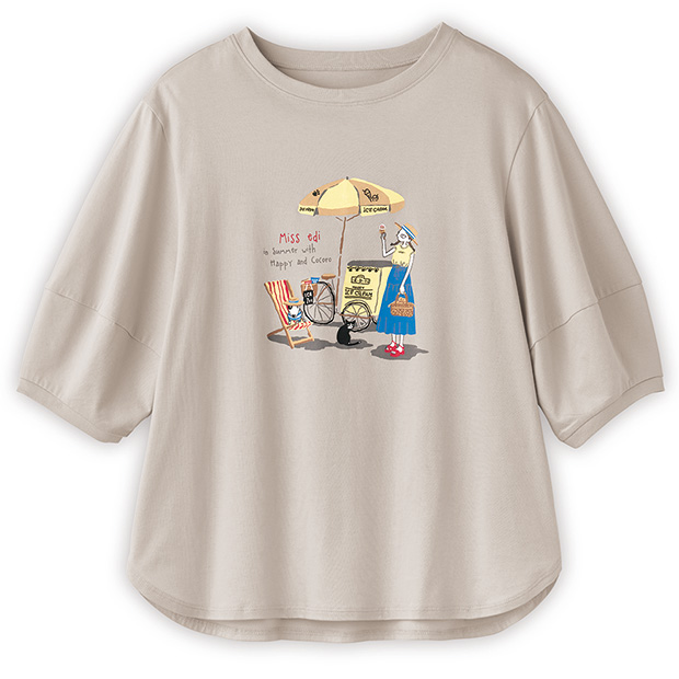 プリントデザインTシャツ