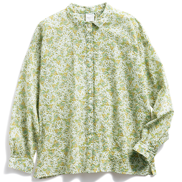 コットンフラワーペイズリーブラウス