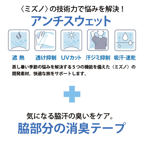 ジャケットに合うトラベル長袖Tシャツ