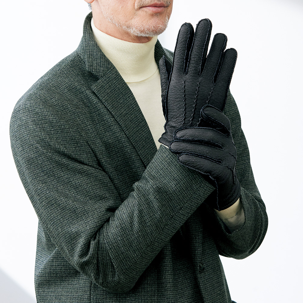 ペッカリー手袋／カシミヤライニング