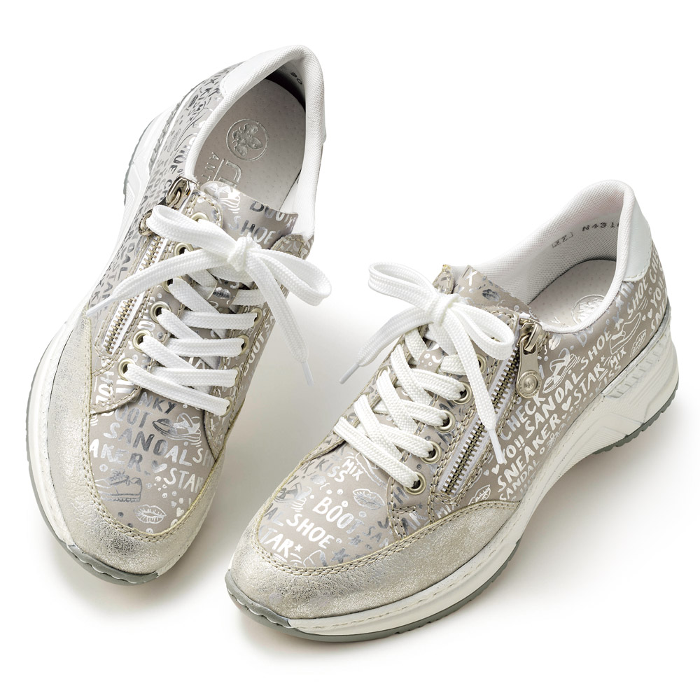 レタリングデザイン・サイドファスナースニーカー