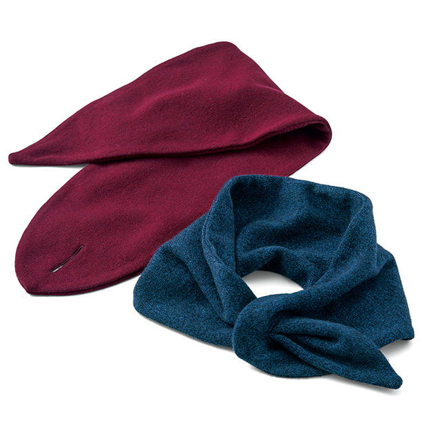 旅に便利なカシミヤのプチマフラー