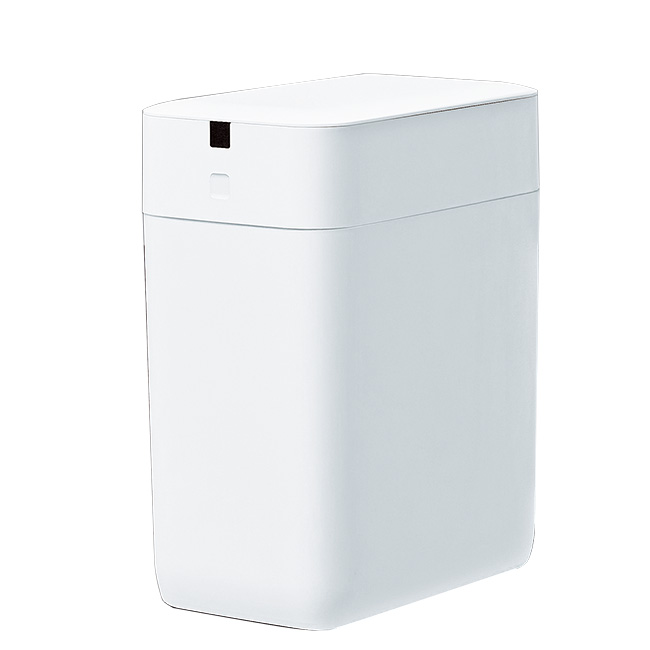 除菌もできる自動開閉･梱包ゴミ箱／11L