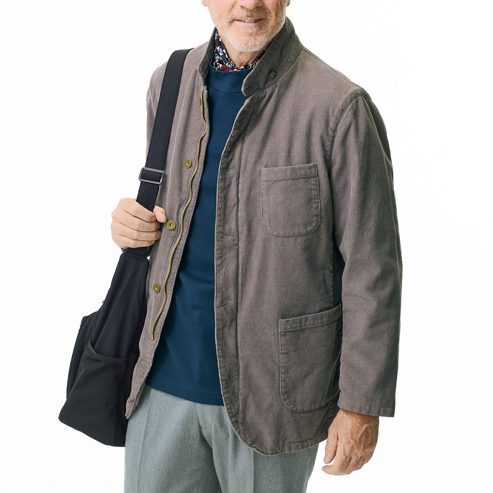 ウォッシュドコーデュロイ・トラベルジャケット