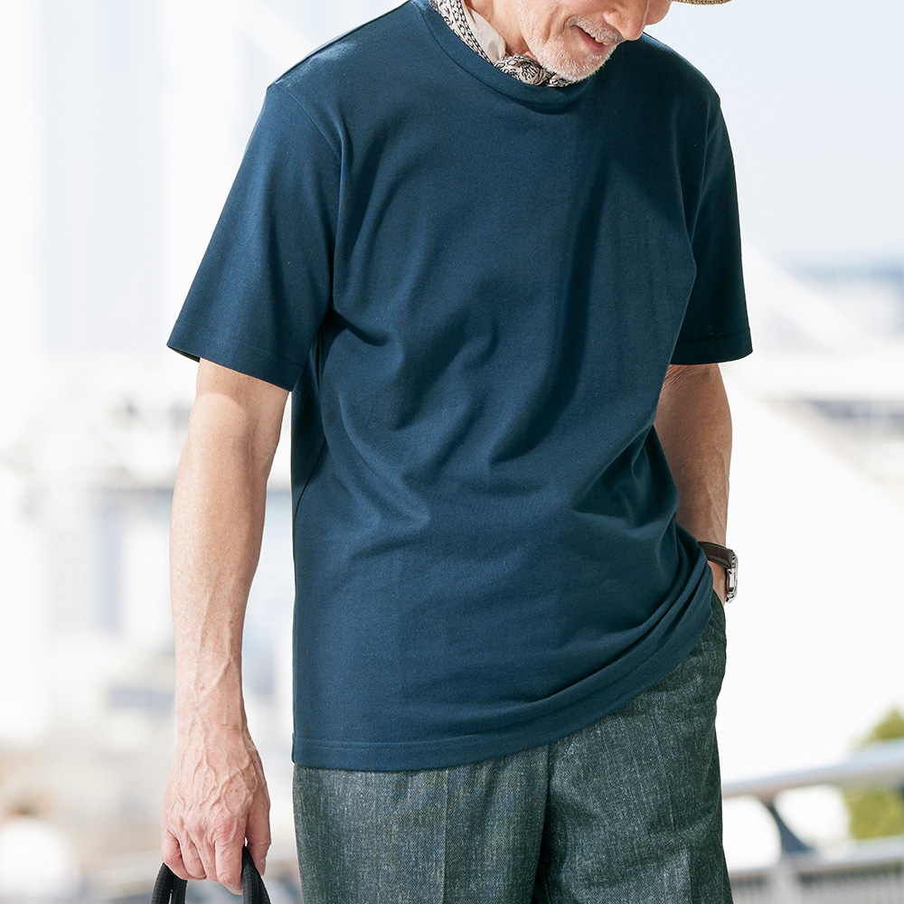 綿麻交編・清涼Tシャツ