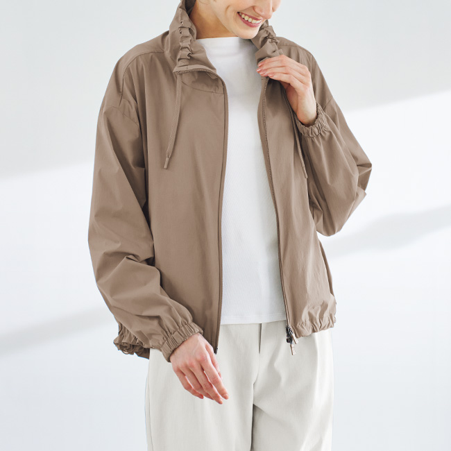 ファンクショナルワードローブ／UVカットブルゾン