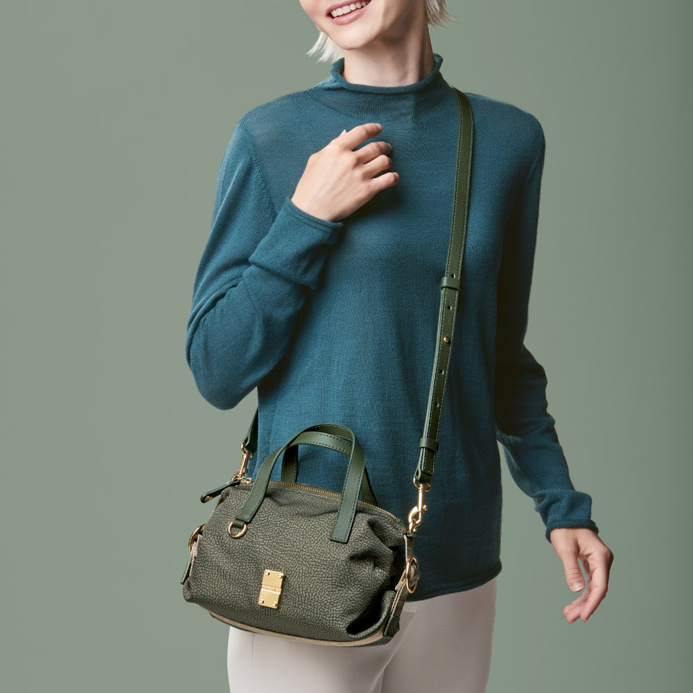 うずら目模様のショルダーバッグ