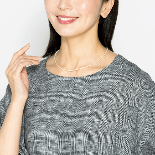 淡水ベビーパールネックレス