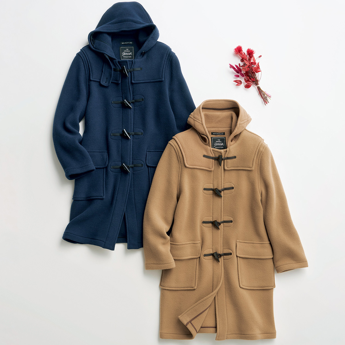 グローバーオール ダッフル アニバーサリーチェック ネイビー 38(M) 限定 GLOVERALL 512 DUFFLE COAT ANNIVERSARY CHECK グローバーオール