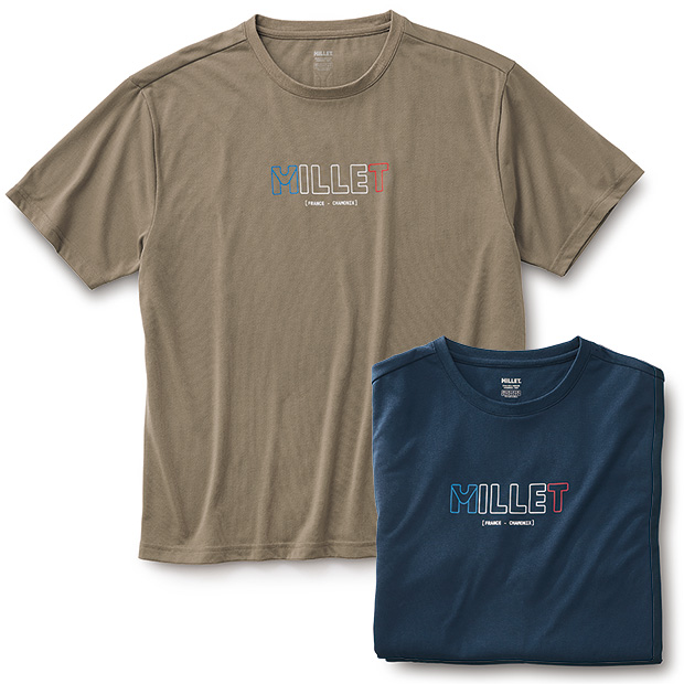 アウトラインロゴTシャツ／2色セット