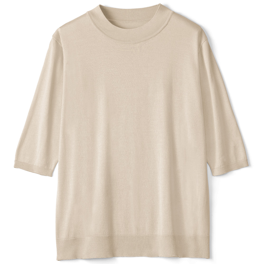 洗えるシルクプルオーバー