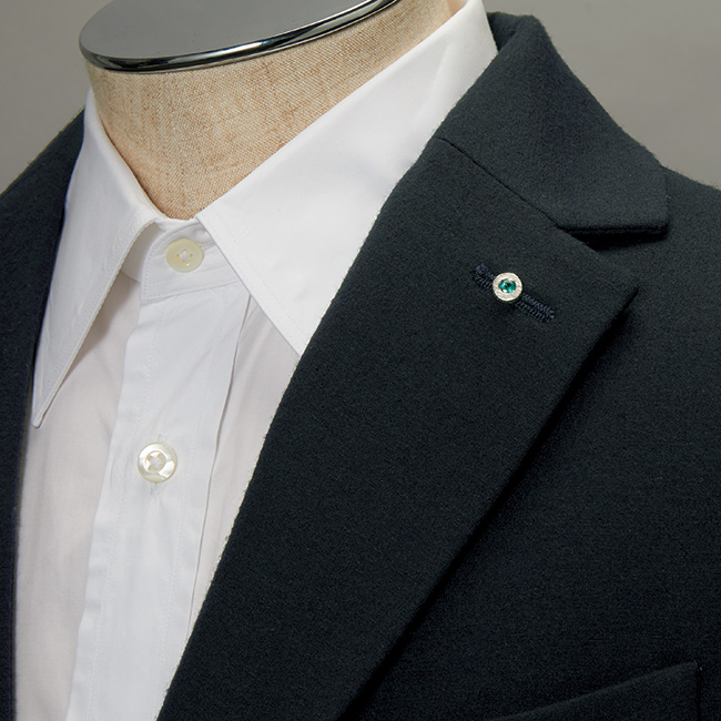 貴石入りシルバーピンズ