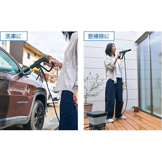バケツ型高圧洗浄機／ハイドロクリーナー