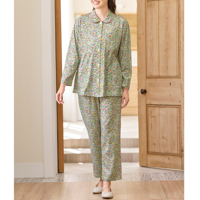 リバティプリント天竺パジャマ／バビンドン