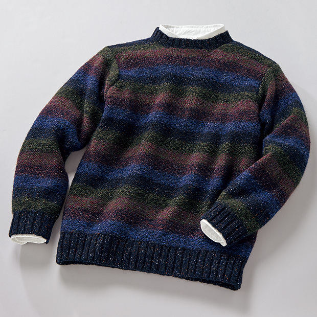 グラデーションセーター