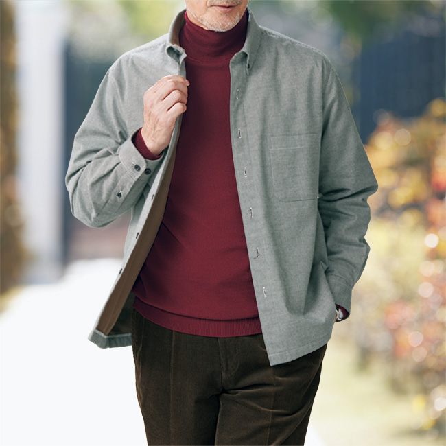 エクストラファインメリノ･タートルネックセーター