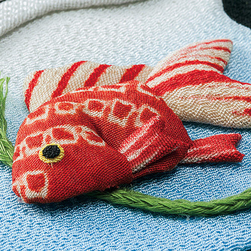 布絵アート(額入り押絵)/金魚