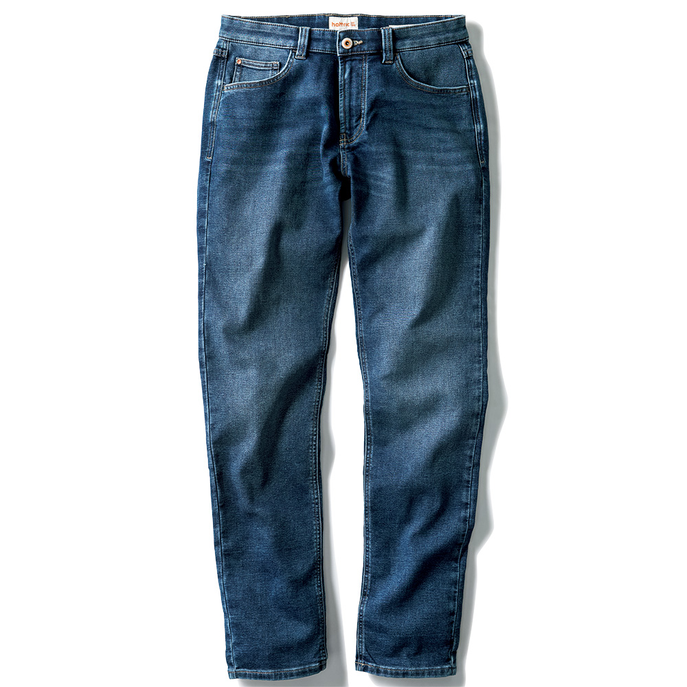 裏パイルストレッチデニムパンツ