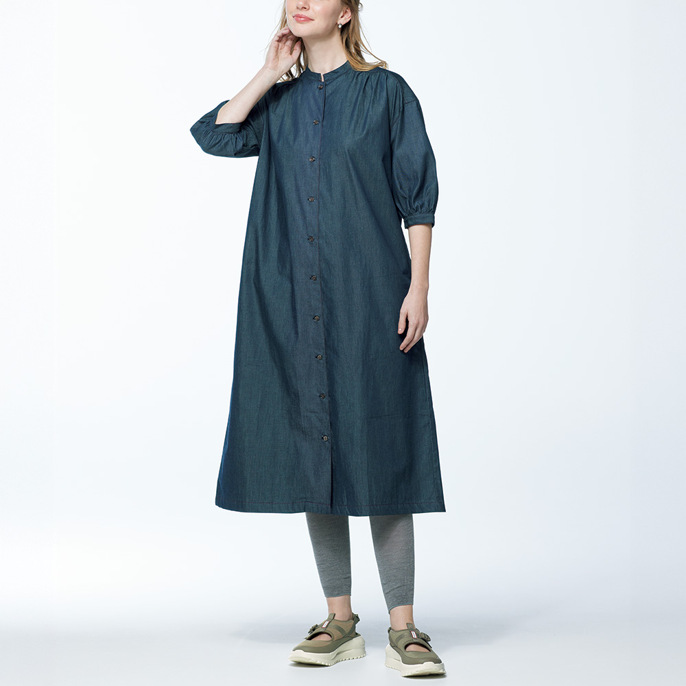 軽やかデニムワンピース