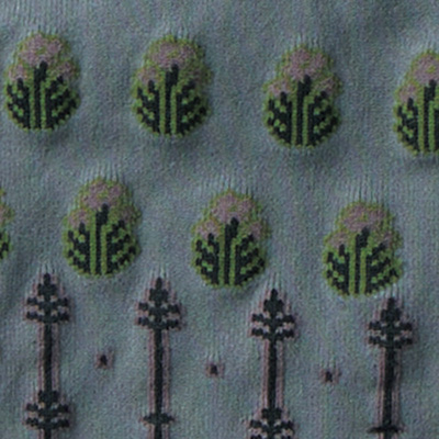 ジャカードハイソックス／3色セット