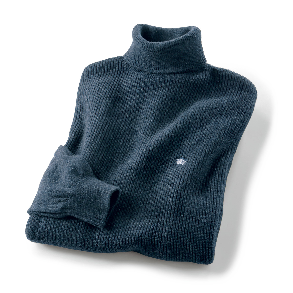 洗える編み分けタートルネックセーター